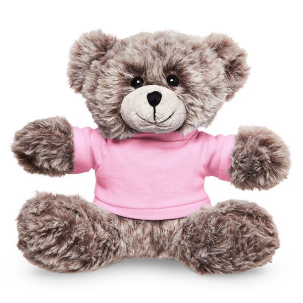 7" Soft Plush Bear With T-Shirt Thumbnail