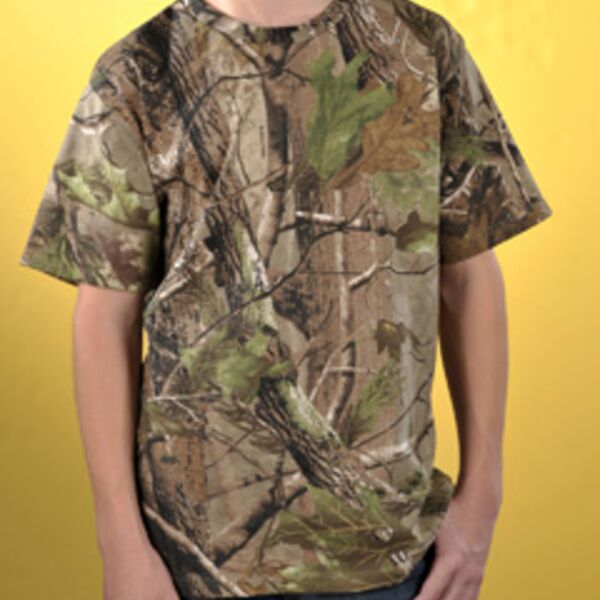 Youth Officially Licensed REALTREE® Camouflage Short Sleeve T-Shirt Thumbnail